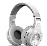 Bluetooth Headphones White Silver